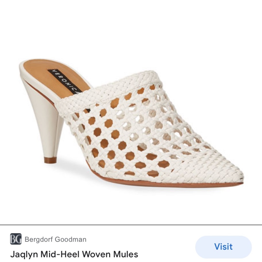 Veronica Beard Jaqlyn basket weave heel